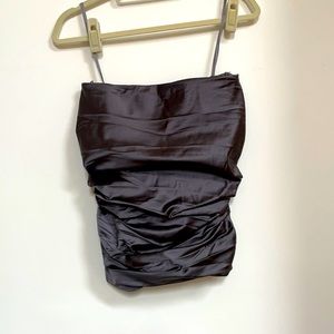 Luxe silk Ralph Lauren bustier small